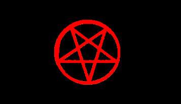 The Flag of Satanism, The offical Symbol is the 5-pointed star, It appears on the TGE Flag, and is the Coat of Arms of The Glorious Empire