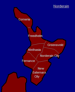 Map of Norderain