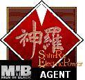 Shinra's corporate logo with the MIB emblem on it